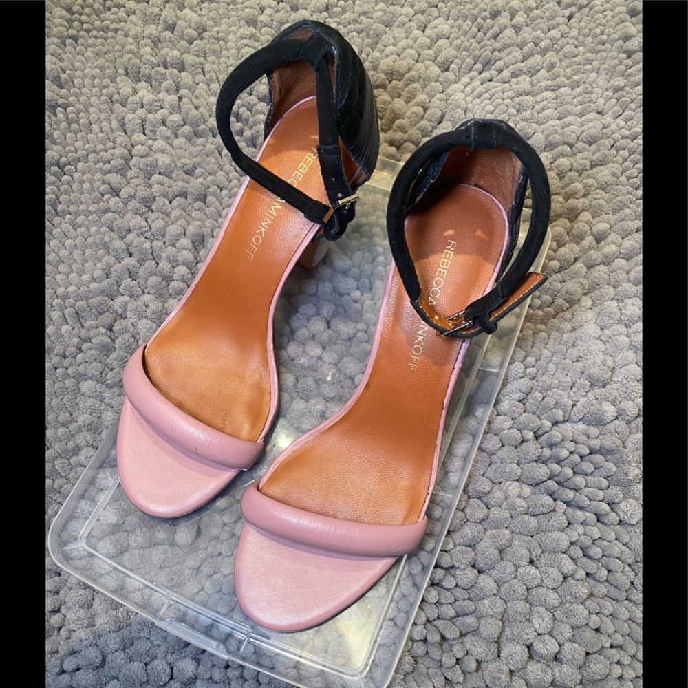 COPY - Rebecca Minkoff Block Heel MultiColor Sandals!